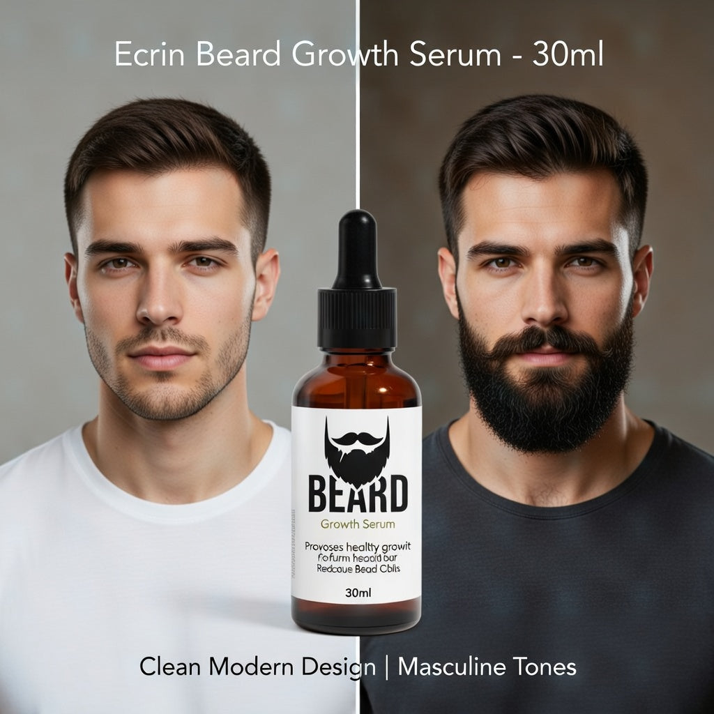 Ecrin Beard Growth Serum - 30ml - Get Best Results