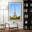 Eiffel Tower Famous Place Artistry for Living and Workspace