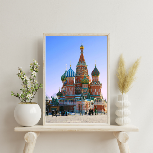 Moscow Russia Famous Place Artistry for Living and Workspace